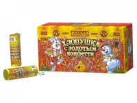 Хлопушка с золотым конфетти Хлопушки купить в Знаменске | znamensk.salutsklad.ru