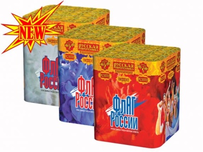 Флаг России Дневной фейерверк купить в Знаменске | znamensk.salutsklad.ru